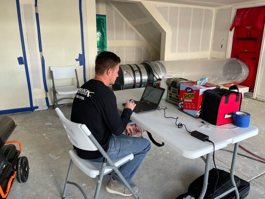 building envelope sealing airlock utah